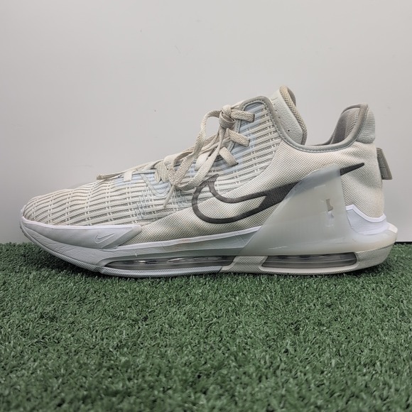Nike Lebron Witness 6 Men's Size 15 Basketball Sneakers Daily Walking White Gray - Picture 4 of 16